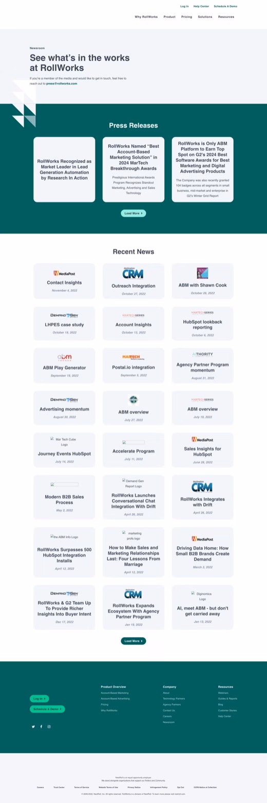 RollWorks · newsroom